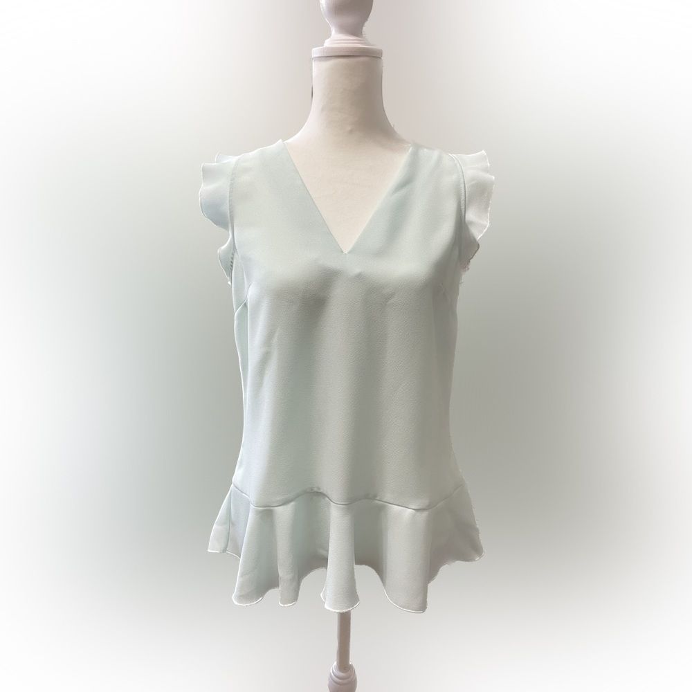 Banana Republic Blouse Size XS Powder Blue